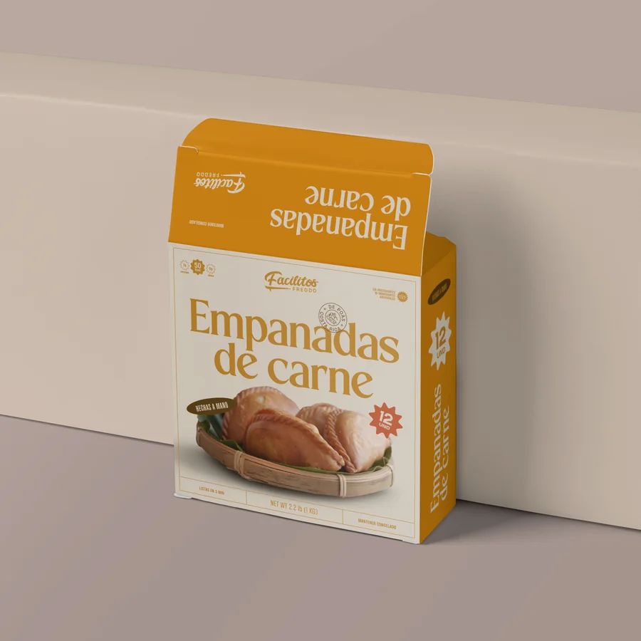 Empaque de Empanadas de Carne — Facilitos Freddo