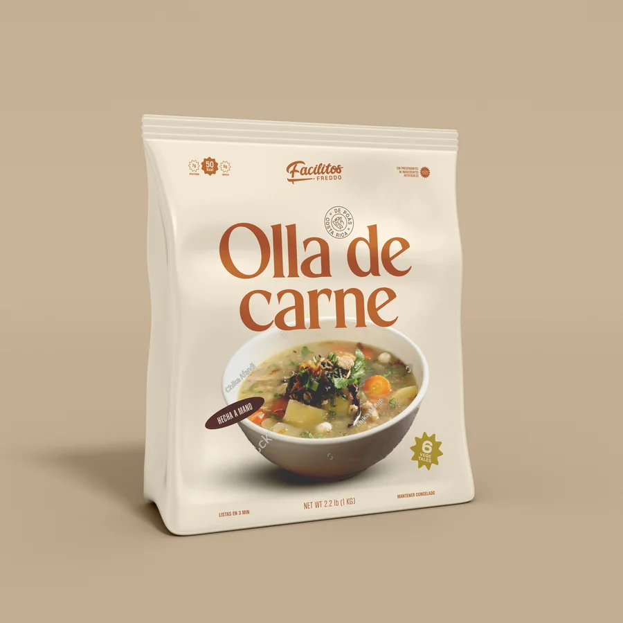 Empaque de Olla de Carne — Facilitos Freddo