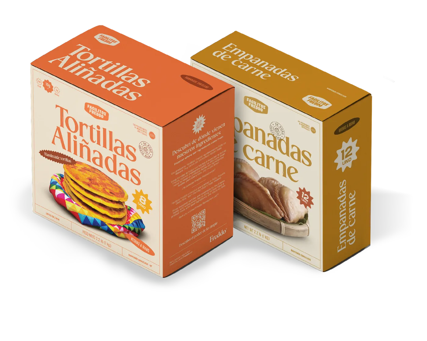 Empanadas y tortillas aliñadas Facilitos Freddo